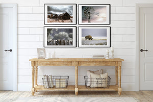 Neutral farmhouse wall art – rustic set of 4 canvas prints Debra Gail Fine Art