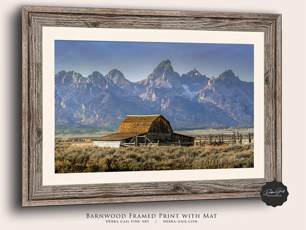 Debra Gail Fine Art RUSTIC OLD BARN - WYOMING PHOTOGRAPHY