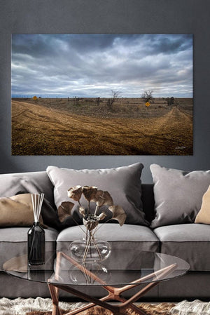 Farm and ranch wall art – rural road pasture photography print by Debra Gail Fine Art