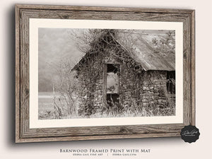 Old farmhouse wall art – rustic Kansas rural fine art photography by Debra Gail Fine Art