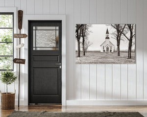 Old country church wall art – Kansas prairie fine art photography by Debra Gail Fine Art