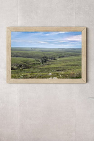 Kansas Flint Hills wall art canvas – sunrise prairie landscape photography by Debra Gail Fine Art