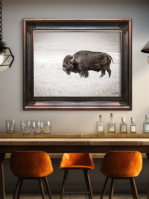 Buffalo fine art print – Great Plains wildlife wall decor by Debra Gail Fine Art