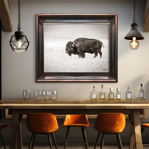 Buffalo fine art print – Great Plains wildlife wall decor by Debra Gail Fine Art