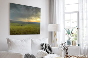 Kansas Flint Hills wall art – sunrise prairie landscape photography by Debra Gail Fine Art