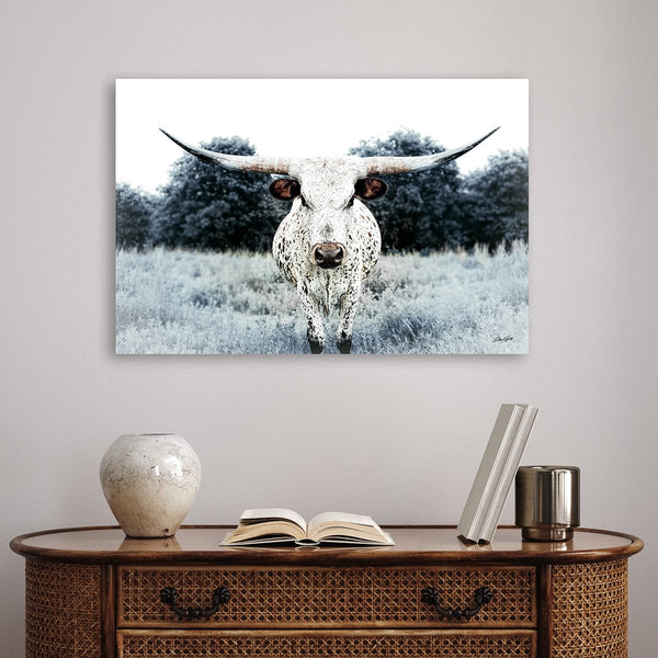 Debra Gail Fine Art Texas Longhorn - Large Western Canvas Wall Art