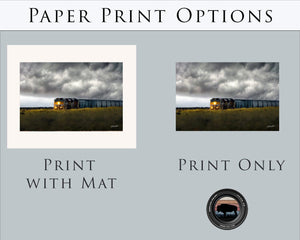 Railroad wall art – train track landscape photography by Debra Gail Fine Art