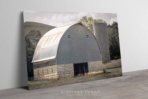old barn wall art – rustic Kansas prairie farmhouse photography print by Debra Gail Fine Art