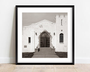 Old country church wall art – Kansas prairie fine art photography by Debra Gail Fine Art