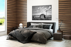 Windmill wall art – Great Plains landscape photography print by Debra Gail Fine Art