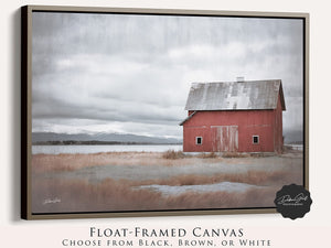 Old barn wall art canvas print – farmhouse decor by Debra Gail Fine Art