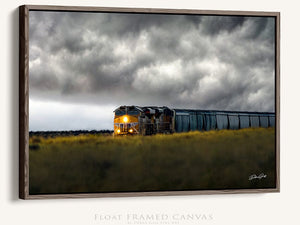 Railroad wall art – train track landscape photography by Debra Gail Fine Art