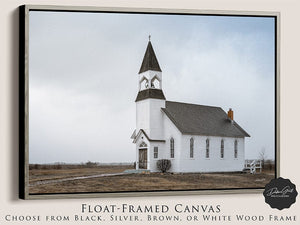 Old country church wall art – Kansas prairie fine art photography by Debra Gail Fine Art