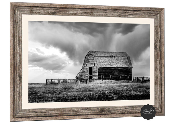 Debra Gail Fine Art Weathered Old Barn Print | Farmhouse Art