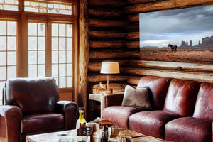 Southwest wild horse decor canvas art – rustic Western decor