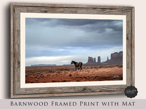 Southwest wild horse decor canvas art – rustic Western decor