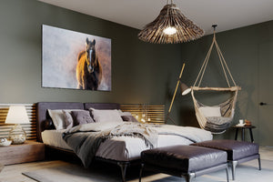 Wild Horse wall art – rustic Western fine art print by Debra Gail Fine Art