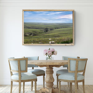 Flint Hills Wall Art | Kansas Tallgrass Prairie Landscape Canvas