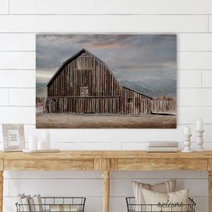 Americana Barn Wall Art | Rustic Idaho Country Farmhouse Canvas