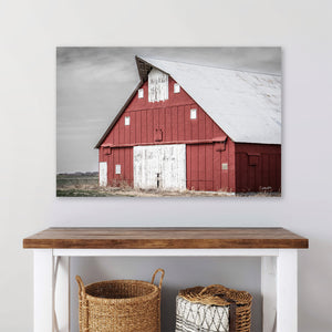 Rustic Red Barn Wall Art | Kansas Farmhouse Photography