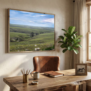 Flint Hills Wall Art | Kansas Tallgrass Prairie Landscape Canvas
