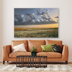 Kansas Flint Hills Cattle Pens Canvas or Print Wall Art | Tallgrass Prairie Landscape