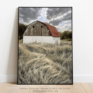 Rustic barn wall art – Kansas prairie fine art photography by Debra Gail Fine Art