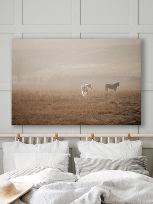 Farm and ranch wall art – Western horses and pasture photography print by Debra Gail Fine Art