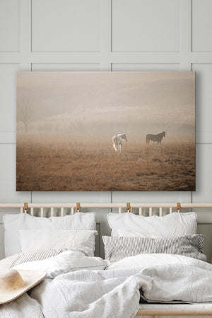 Farm and ranch wall art – Western horses and pasture photography print by Debra Gail Fine Art