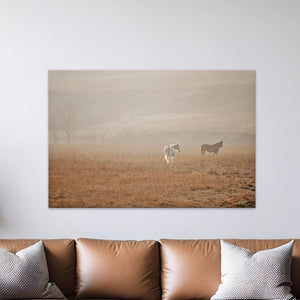 Farm and ranch wall art – Western horses and pasture photography print by Debra Gail Fine Art
