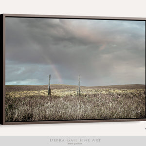 Flint Hills Photography - Pasture gate in Kansas, Western or country farmhouse wall art, weathered posts and Kansas sky print, barndominium decor with reclaimed Barnwood frame options. 