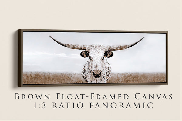 Longhorn Panoramic Debra Gail Fine Art Cow Print