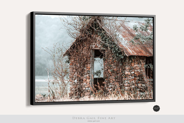 Old Stone House Canvas Wall Art or Print