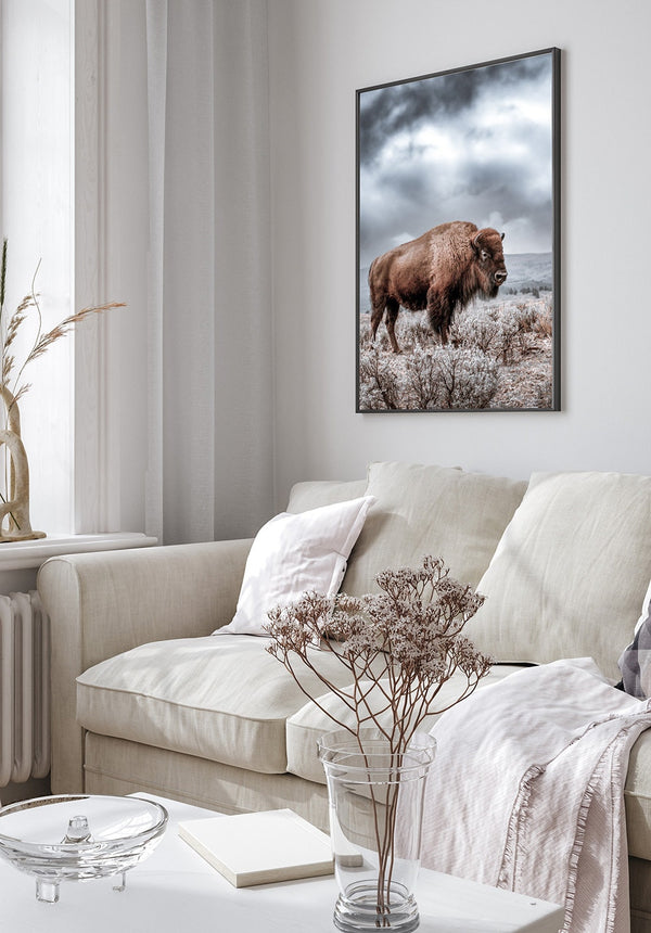 Buffalo Wall Art Vertical Oversized Canvas