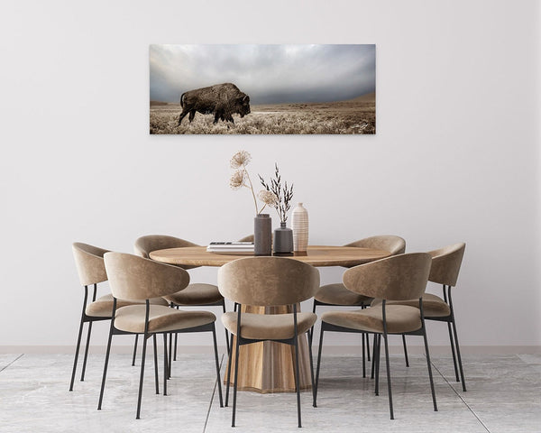 AMERICAN BUFFALO WIDE PANORAMIC PRINT 2:1