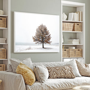 Winter Solitude | Flint Hills Kansas Landscape Wall Art