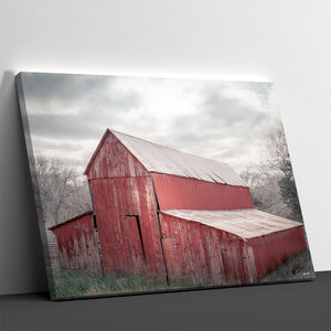 Rustic Red Barn Wall Art - Farmhouse Photography