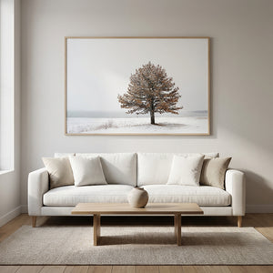 Winter Solitude | Flint Hills Kansas Landscape Wall Art