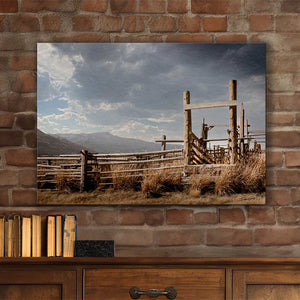 Farmhouse window wall art – rustic farmhouse architecture print by Debra Gail Fine Art